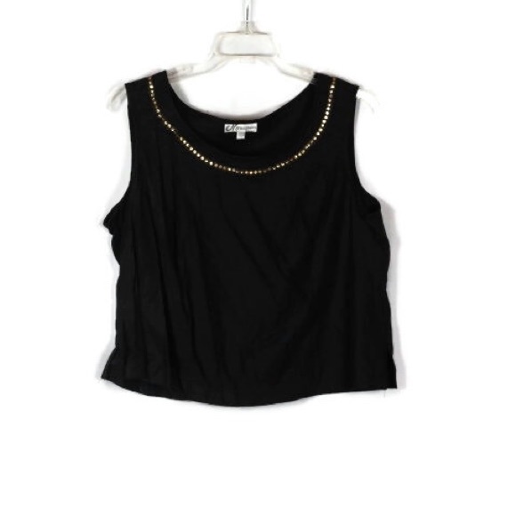 Dressbarn 3Piece Pants Set Pants Blazer Tank Belt - Picture 6 of 7